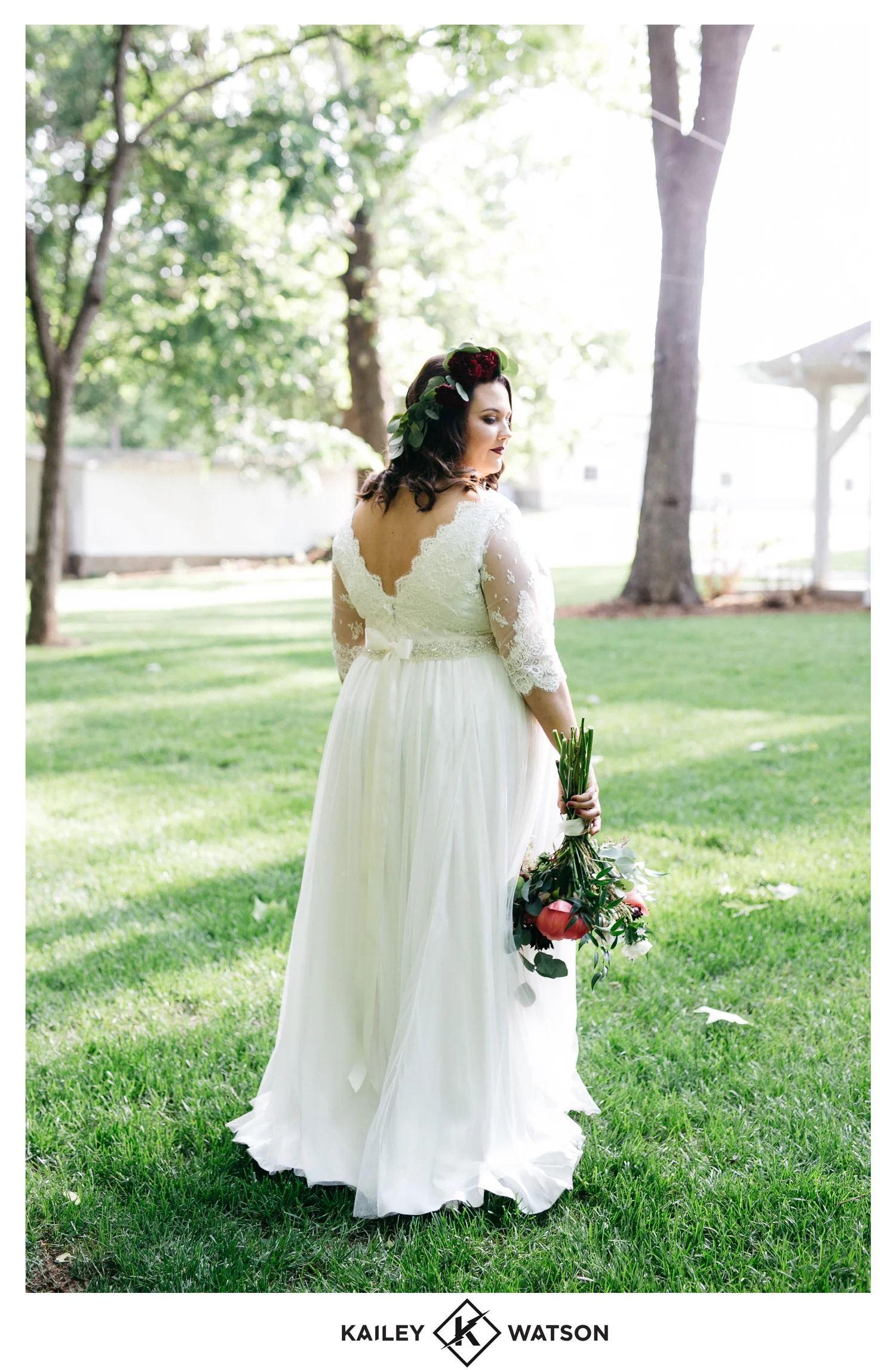 Bridal Couture by Sonni custom lace wedding dress calleigh bow