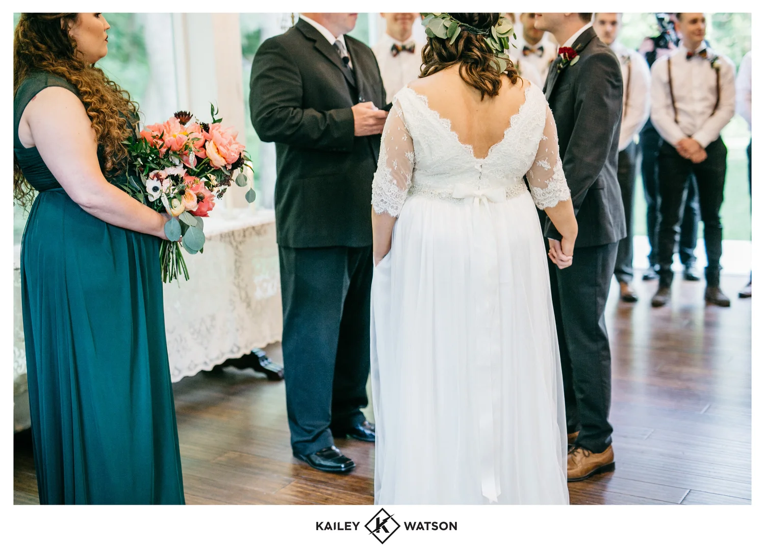 Bridal Couture by Sonni custom lace wedding dress calleigh sleves