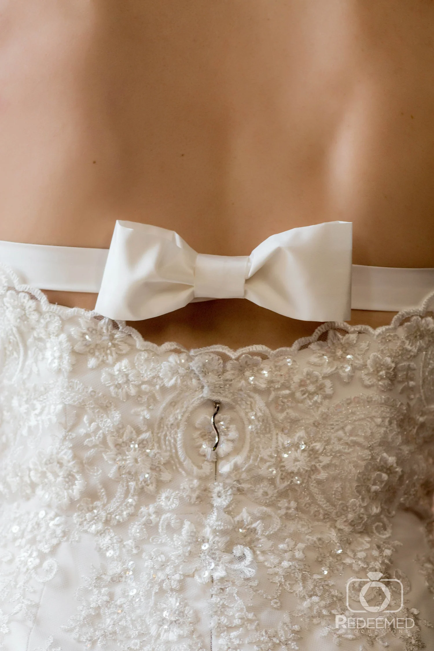 Bridal Couture by Sonni Custom wedding dress bow