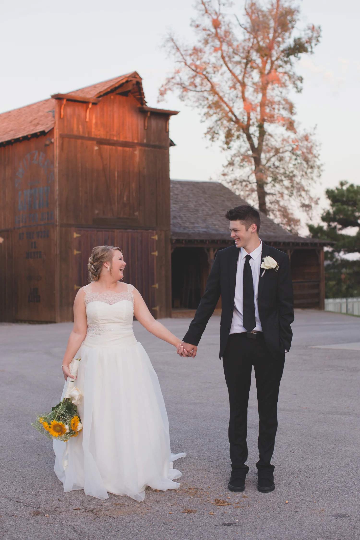 Bridal Couture by Sonni custom lace wedding dress Maddie laugh